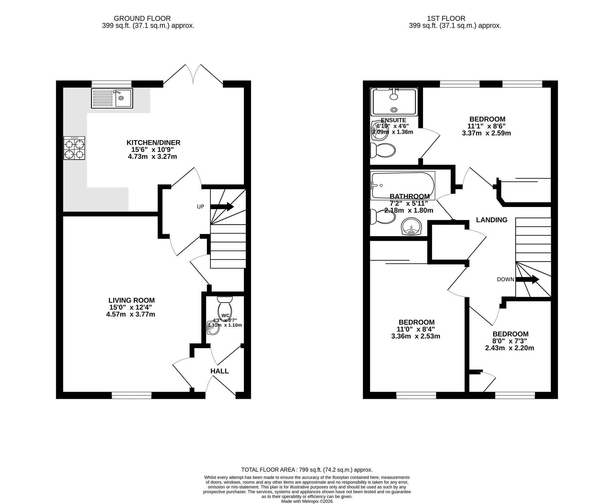 105 Heol Sirhowy, Caldicot floorplan