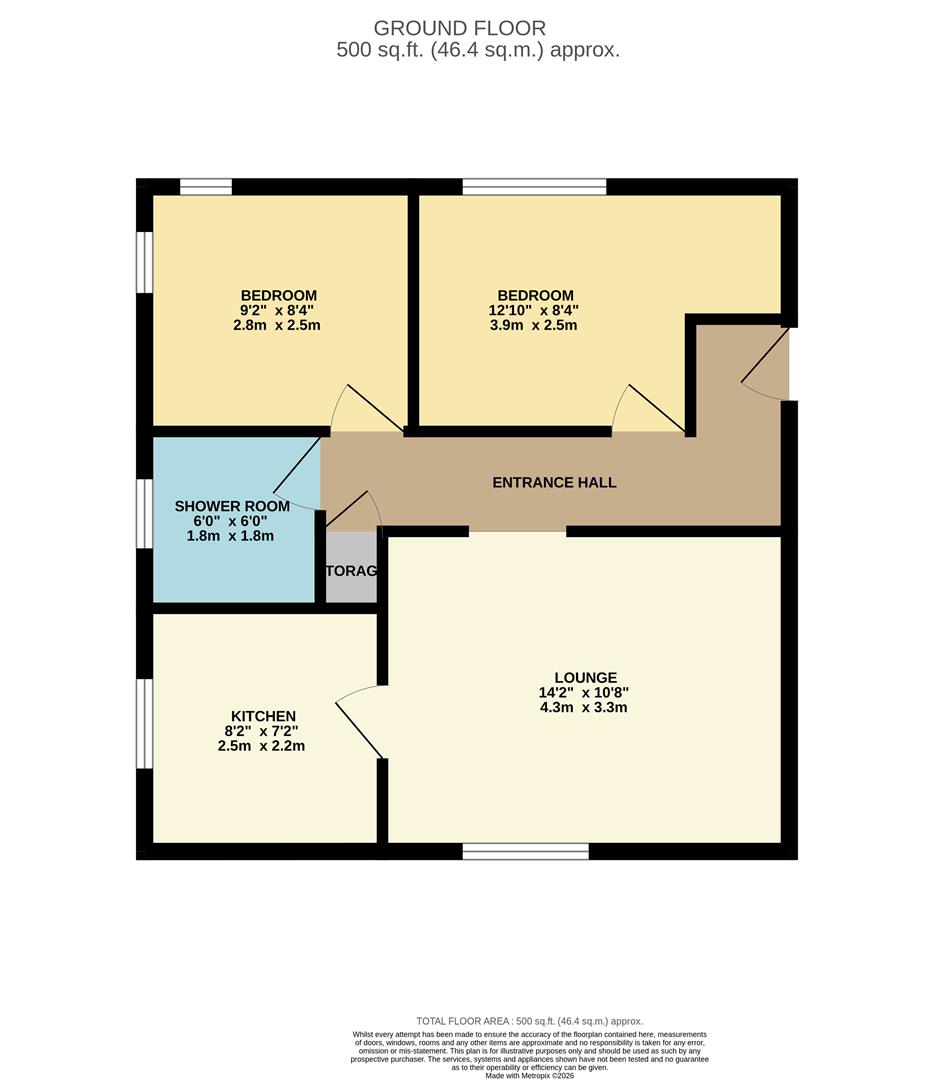 33, Mandeville Court, Chingford floorplan
