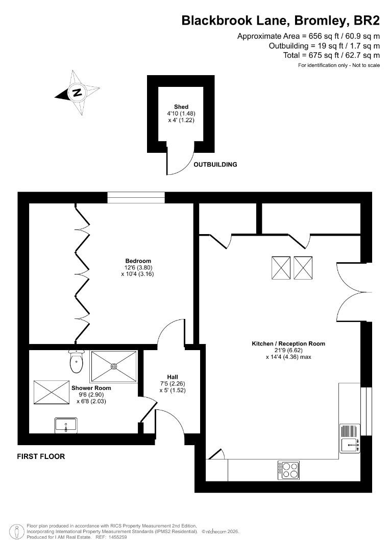 Flat 5, 2, Blackbrook Lane, Bromley floorplan