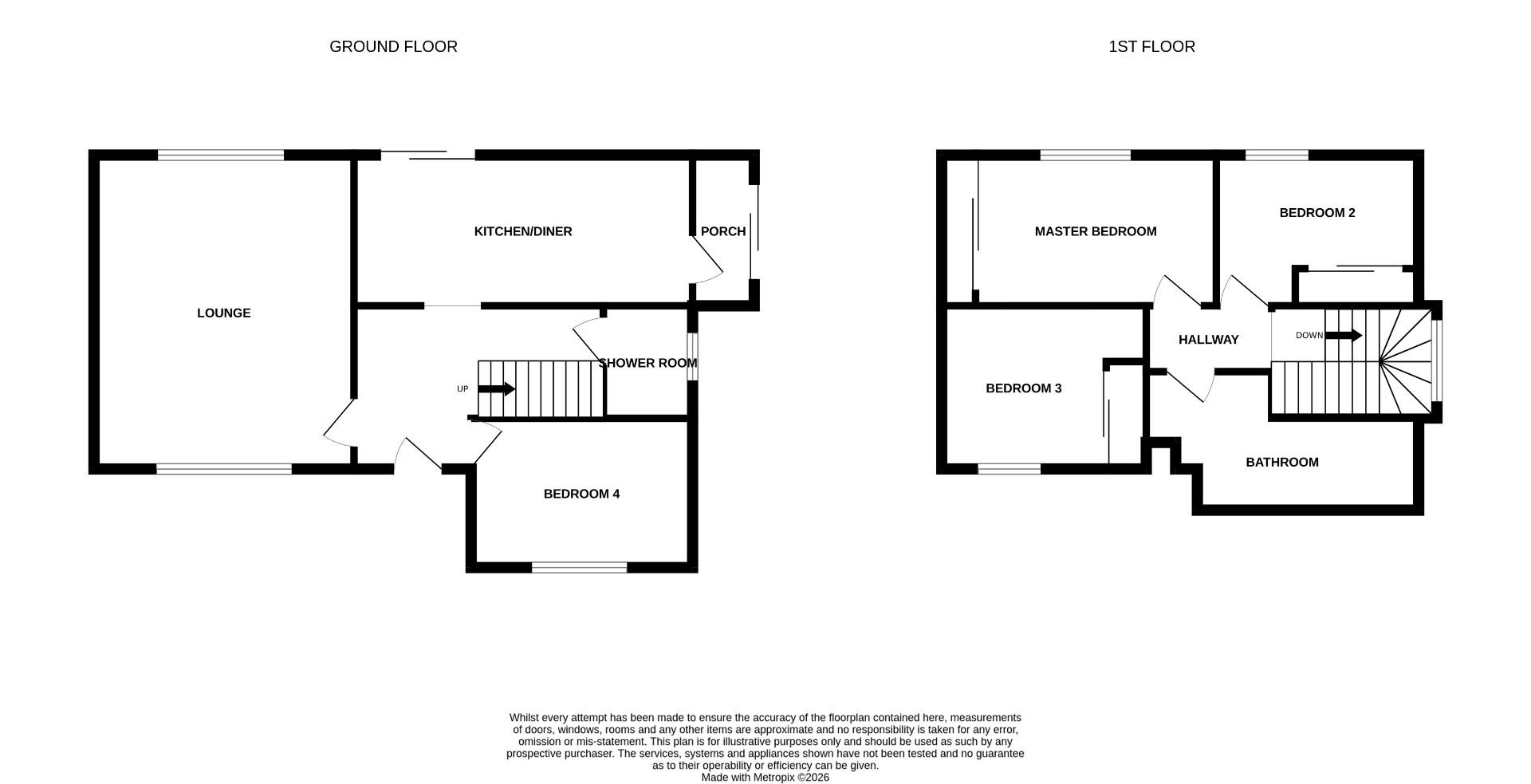 44, Claremont, Alloa floorplan