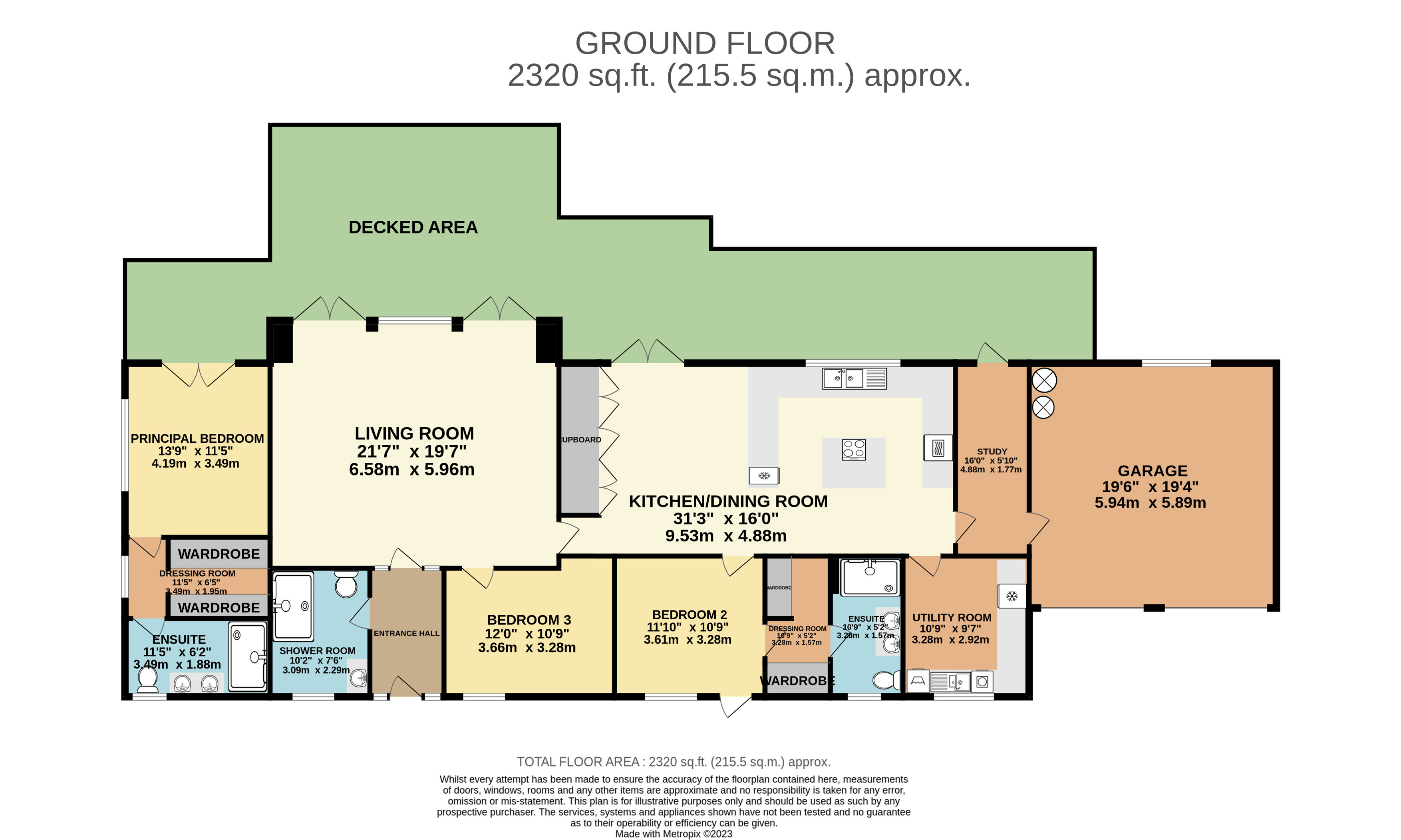 Starfish, Butes Lane, Alderney floorplan
