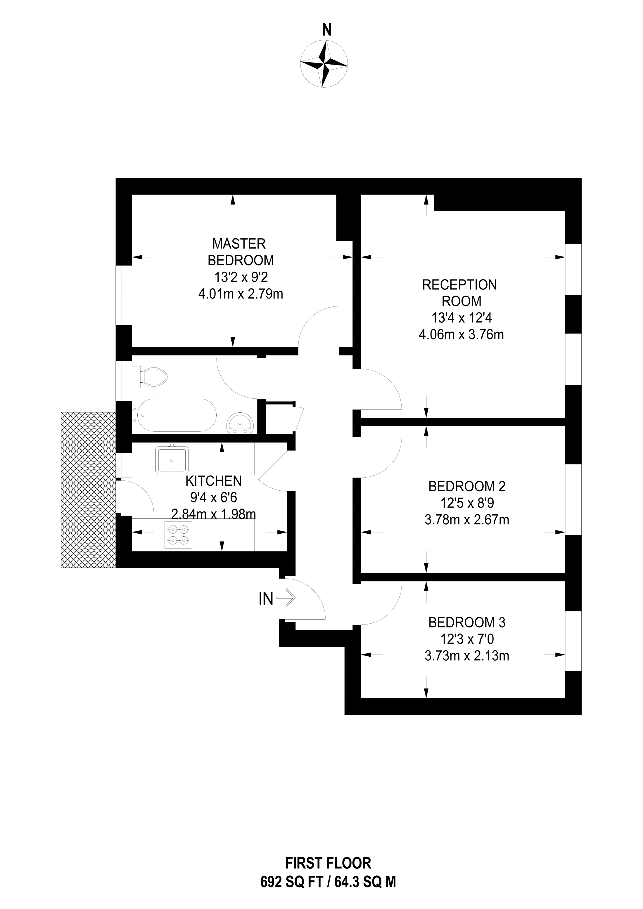 3 Bedrooms Flat to rent in Scarlet Road, Catford, London SE6