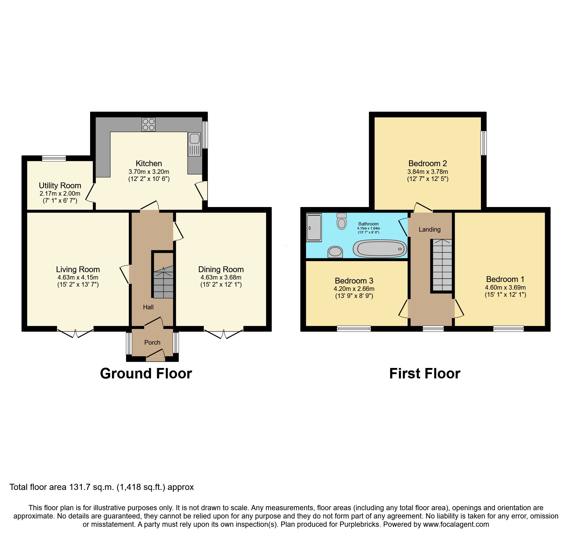 126, Westgate, Cleckheaton, Kirklees floorplan