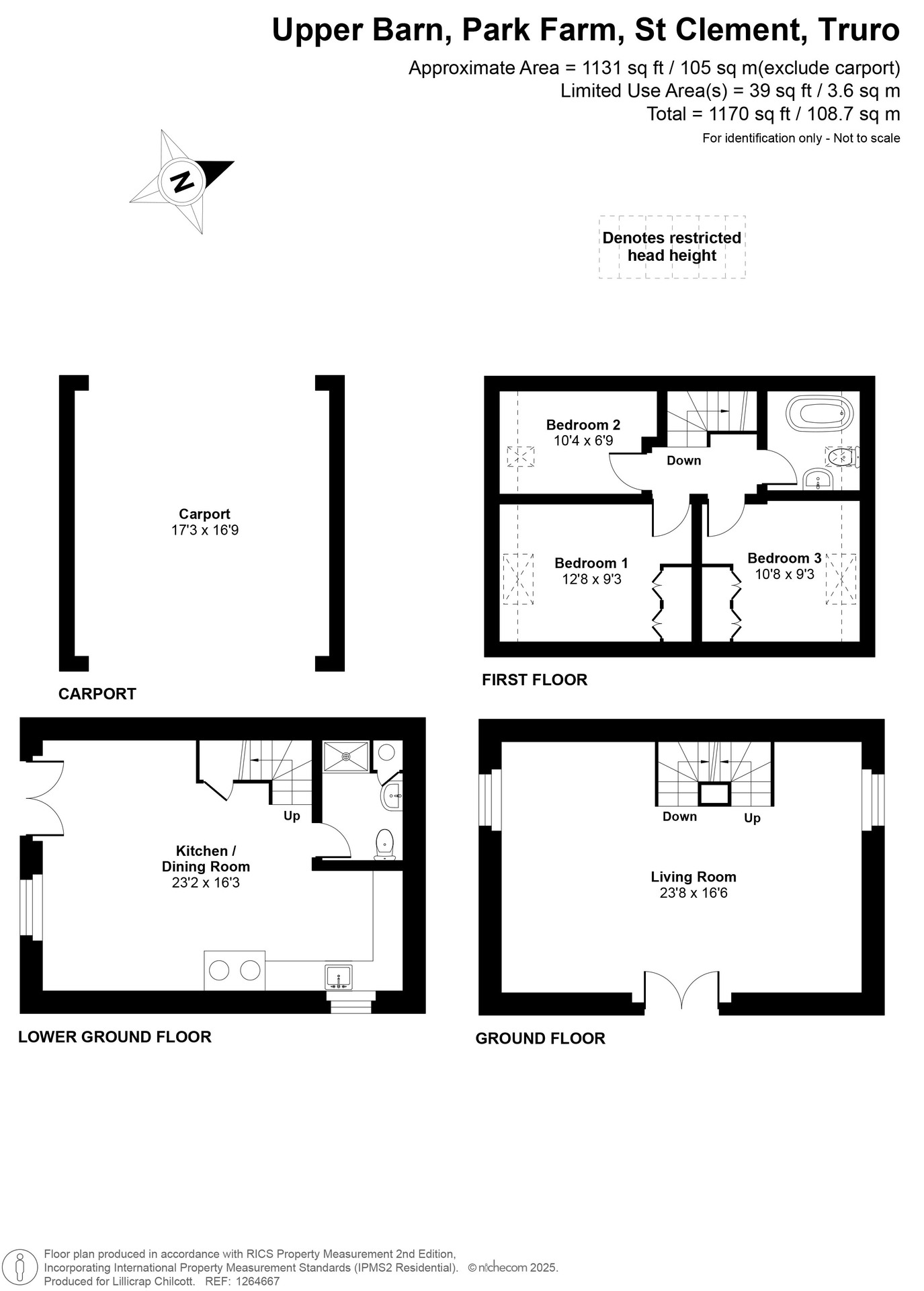 Upper Barn, Truro floorplan