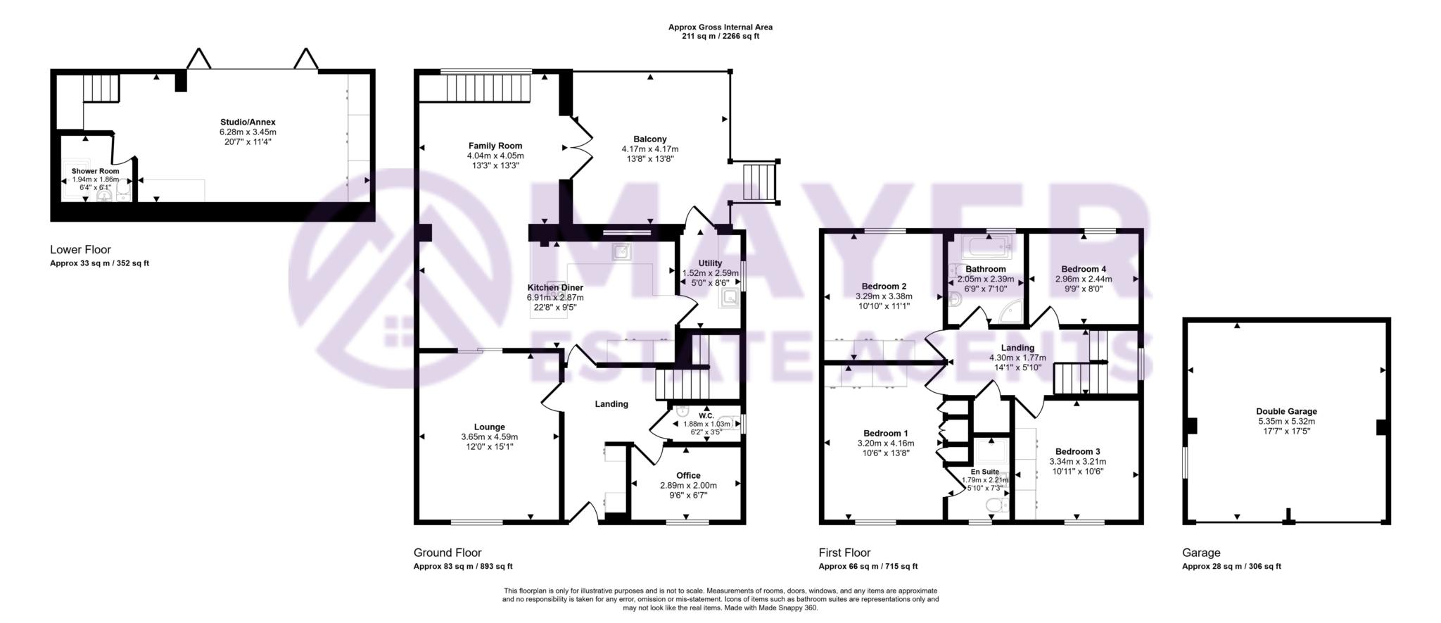 6, Chelwood Grove, Plymouth floorplan