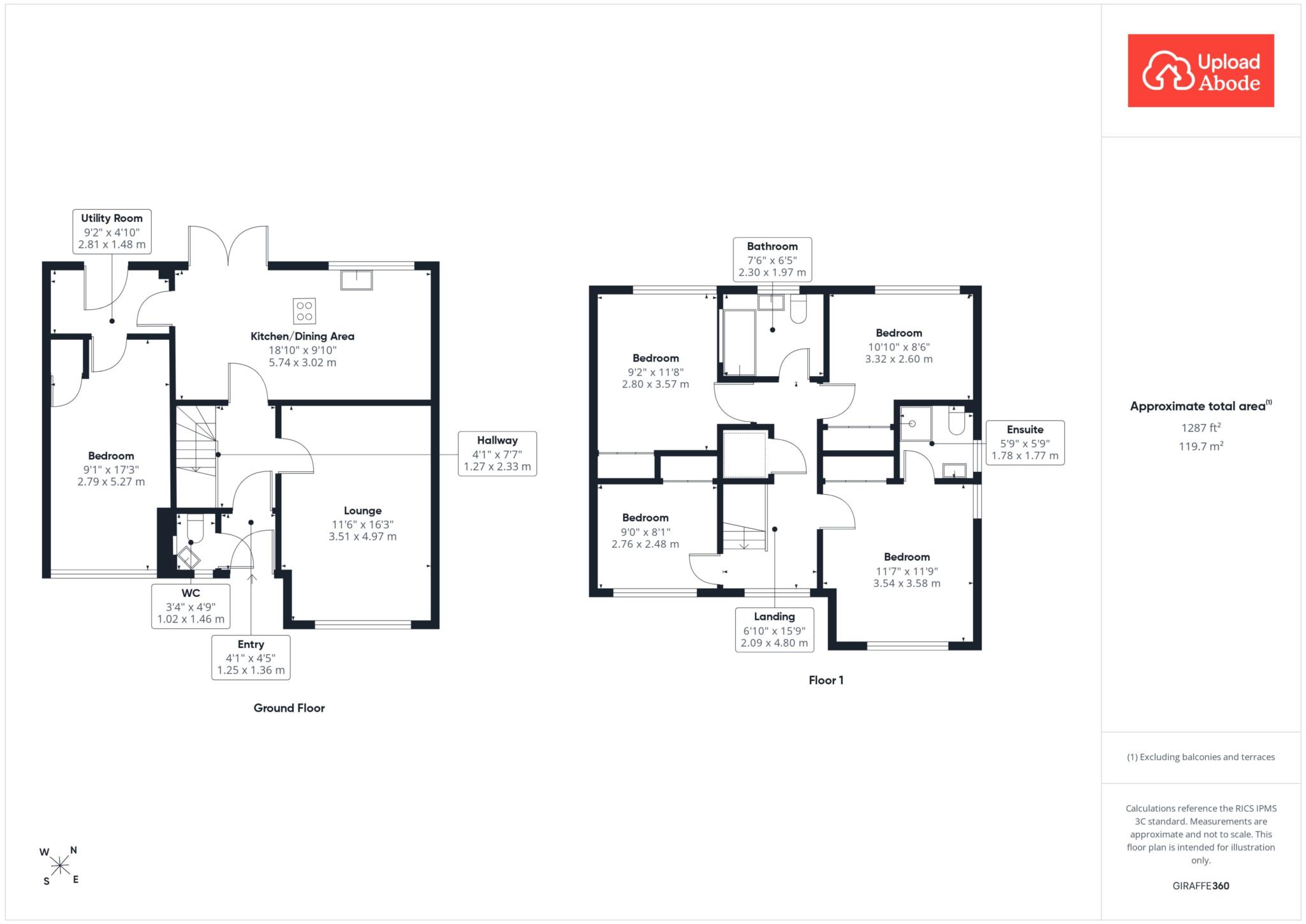 2, Magnolia Terrace, Glasgow floorplan