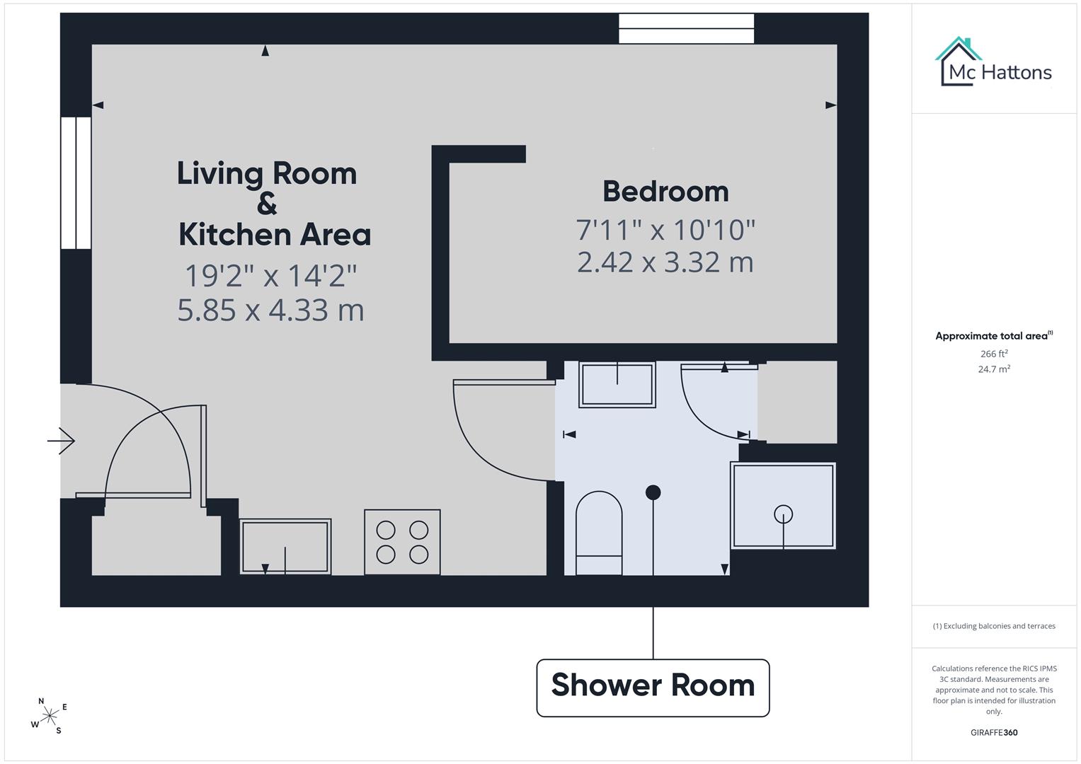 46, Mill Meadow, North Cornelly floorplan