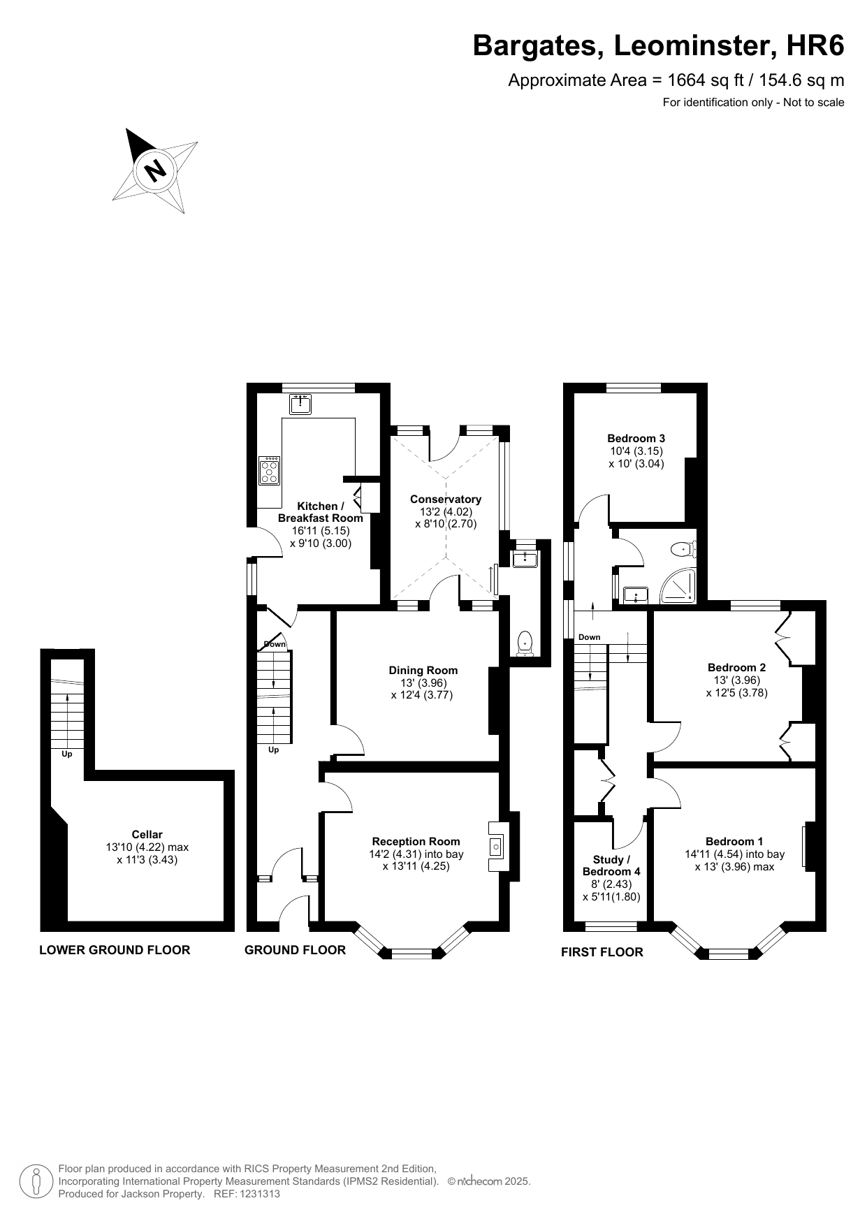 98 Bargates, Leominster floorplan
