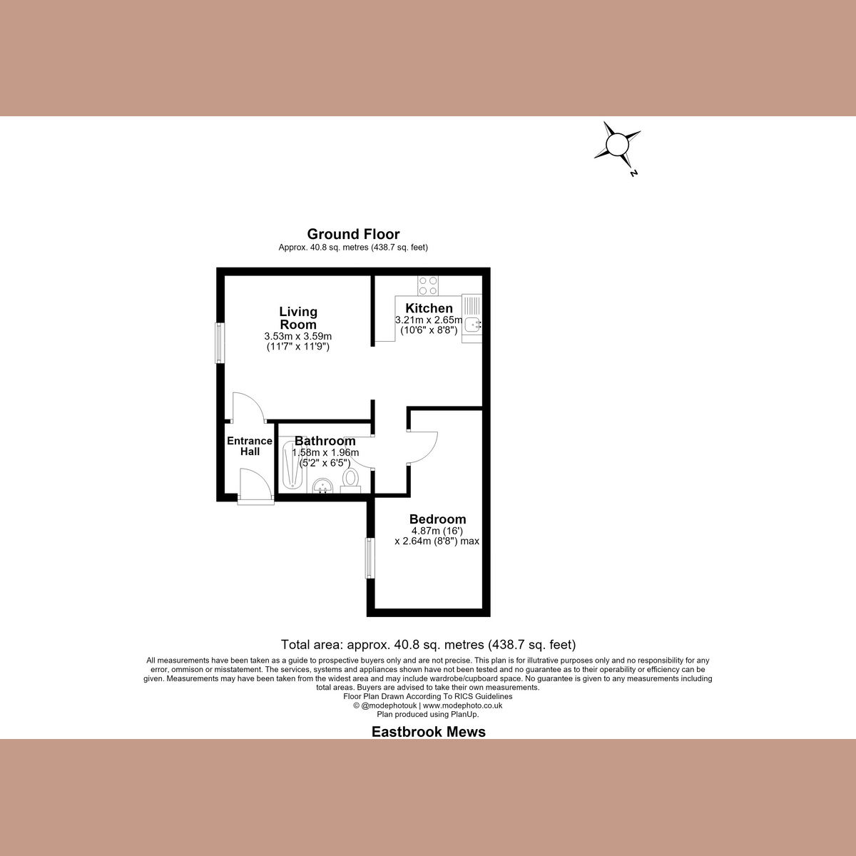 120, Eastbrooks Mews, Basildon floorplan