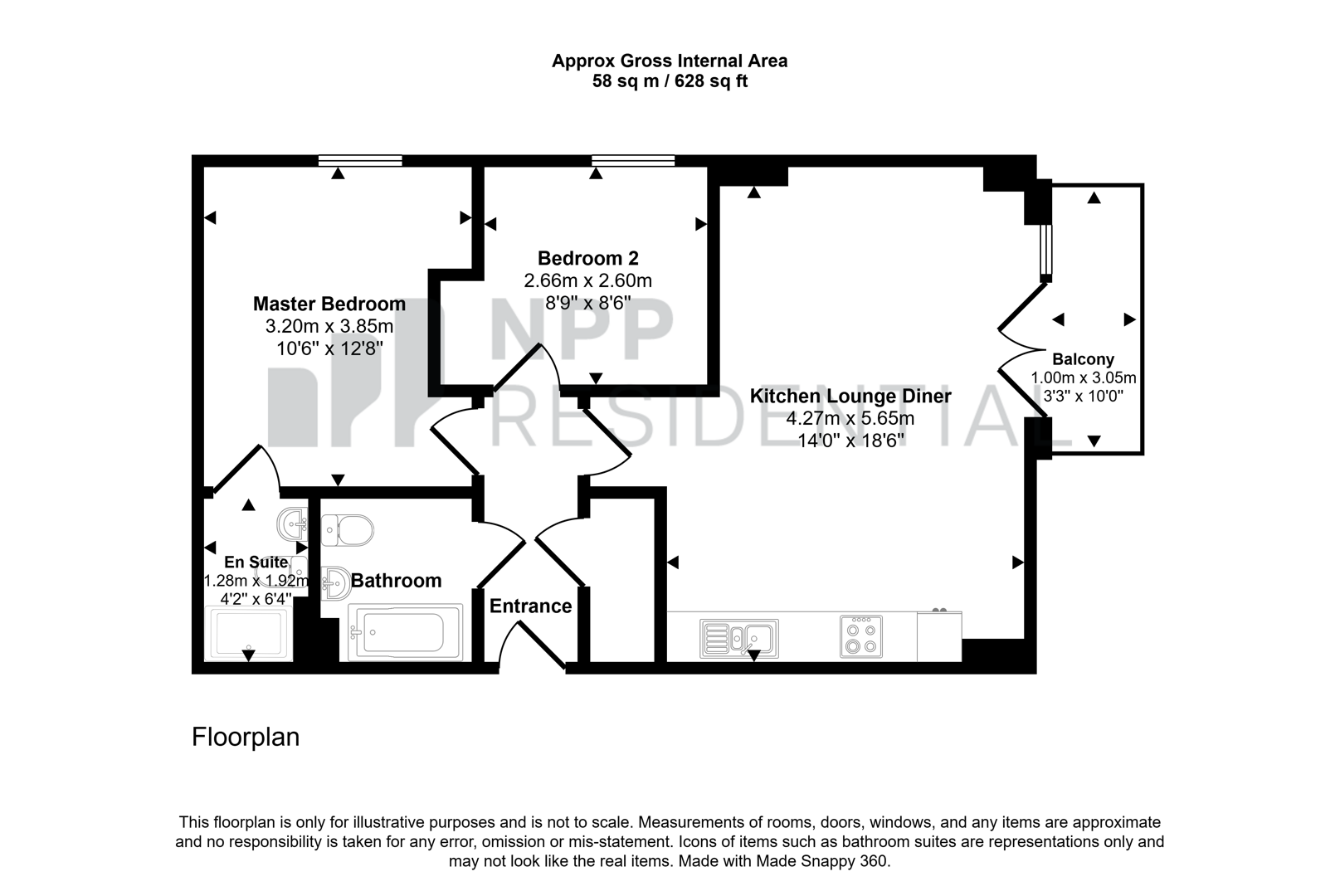 Ordsall Lane, Salford floorplan