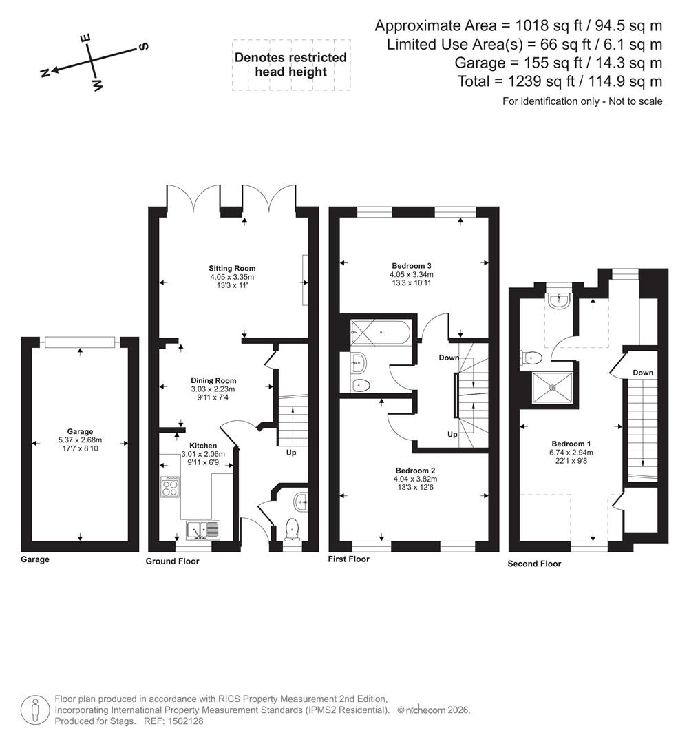 19, Cherry Tree Road, Axminster floorplan