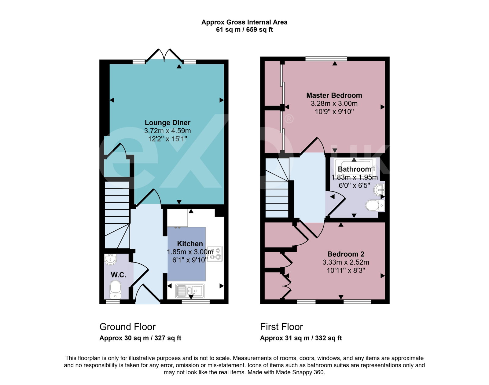 54, Buttercup Way, Newton Abbot floorplan