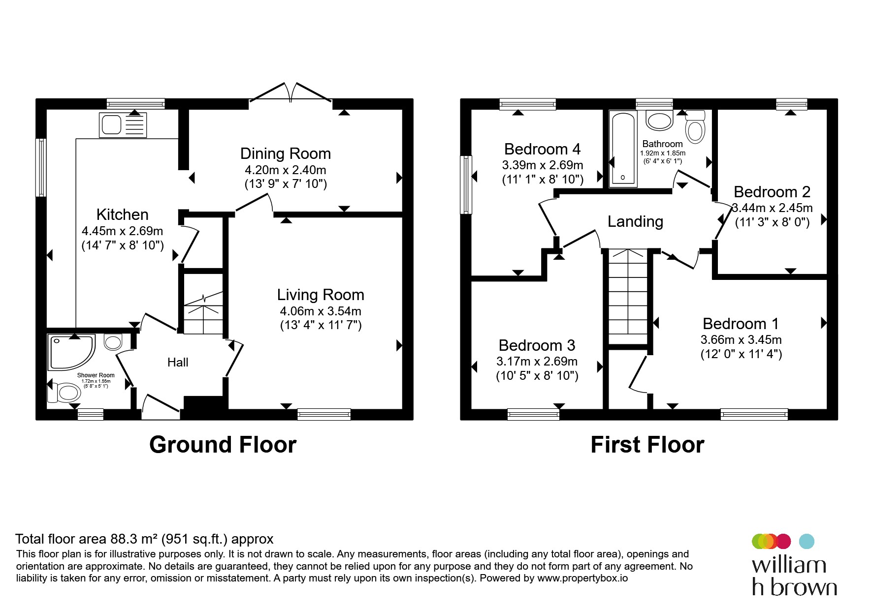 1, Tower Road, Ware floorplan