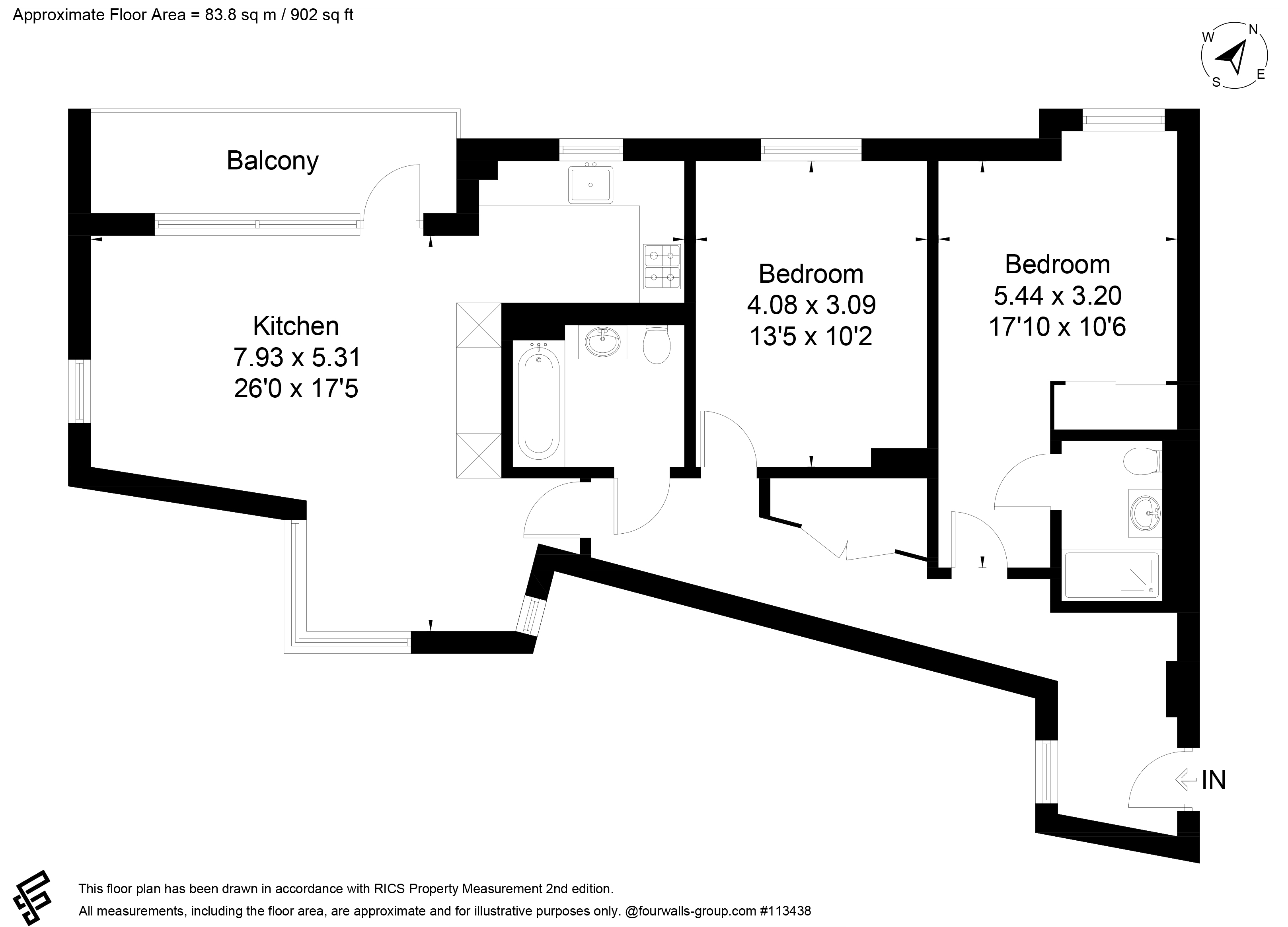 63 Heathfield Square, Wandsworth floorplan