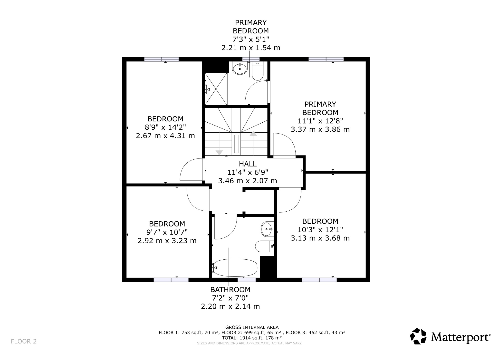 46, Strathmore Gardens, South Shields floorplan