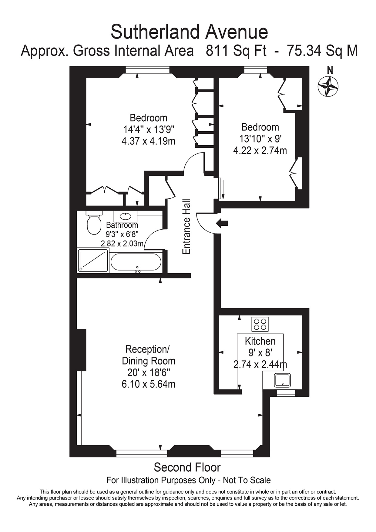 2 Bedrooms Flat to rent in Sutherland Avenue, London W9