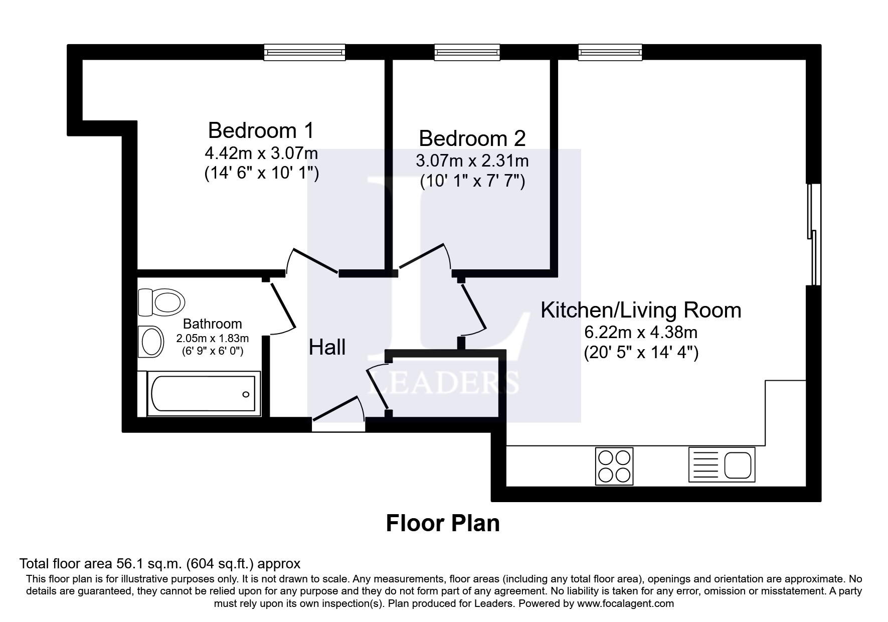 Apartment 46, Sedgewick Court,, Central Way, Cheshire floorplan