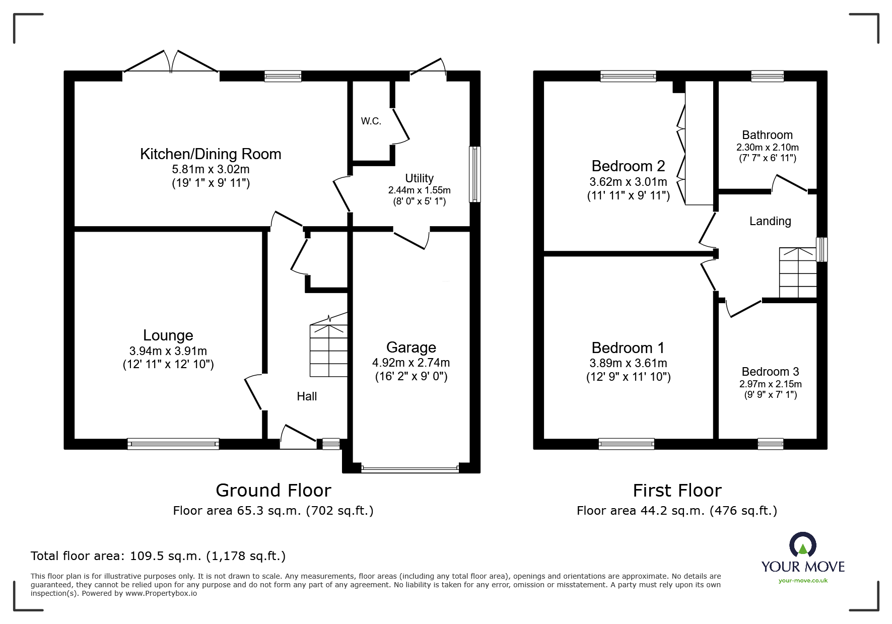 6, Willow Garth, Goole floorplan