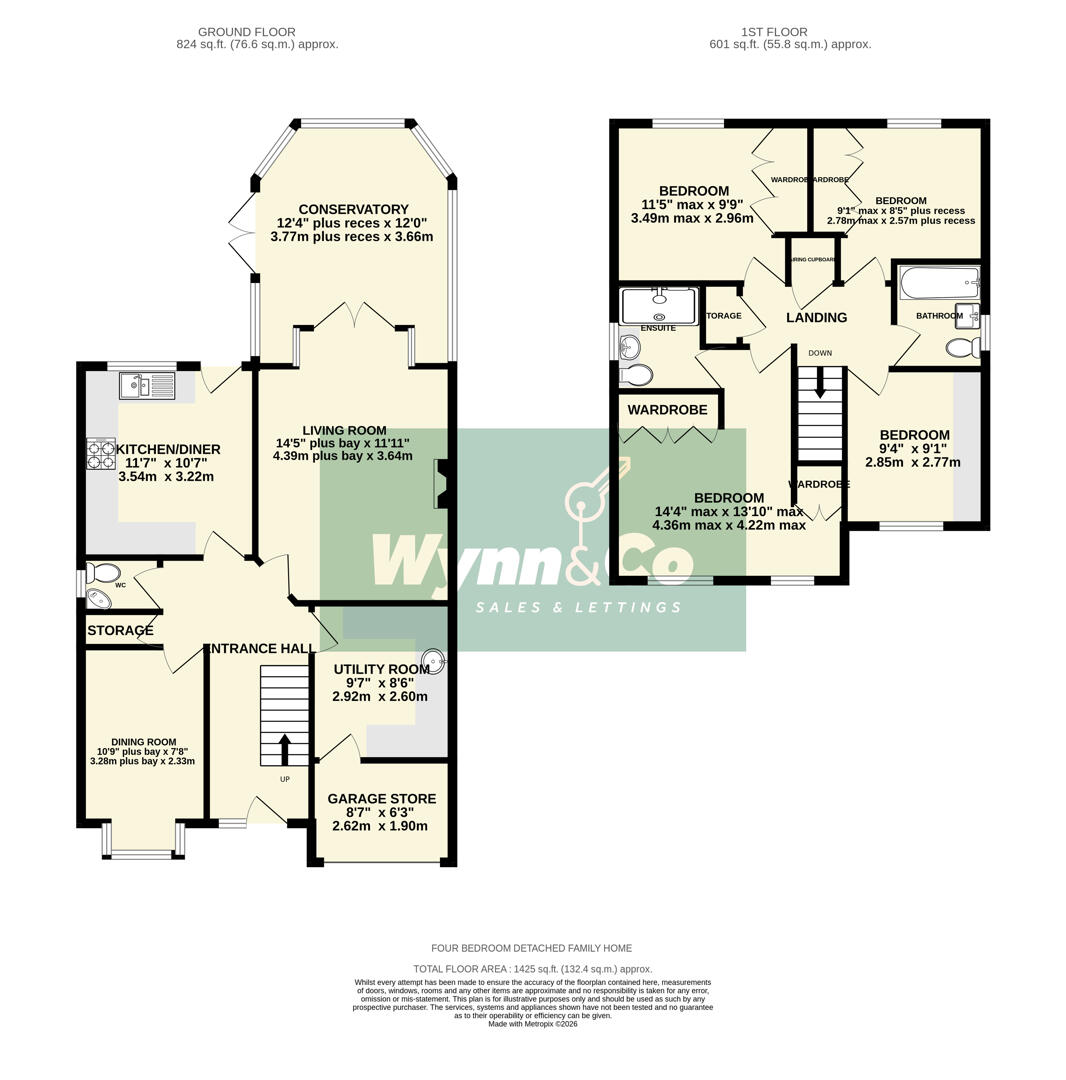 14, Redwood Grove, Wakefield floorplan