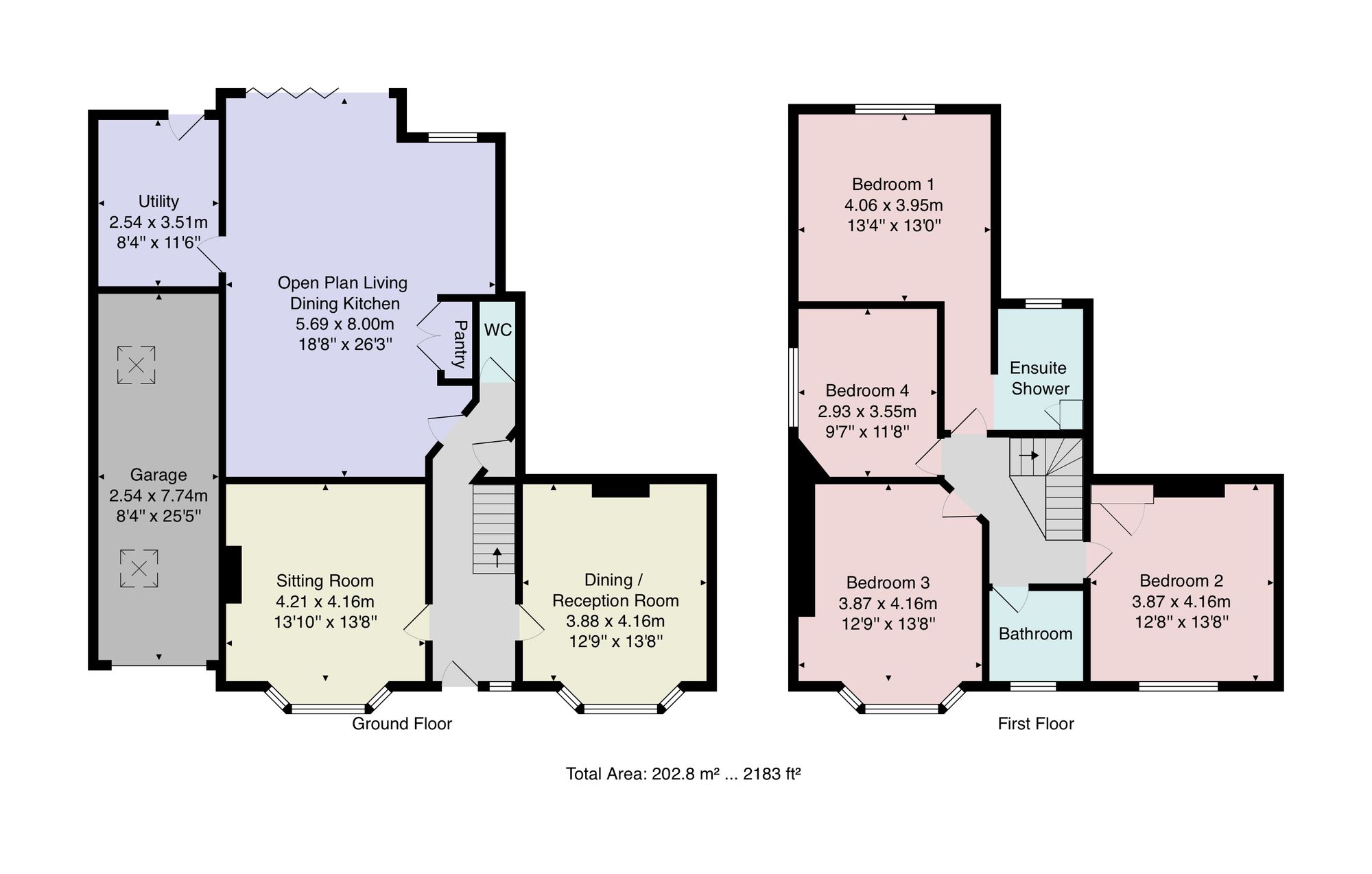 6 Carlton Road, Harrogate floorplan