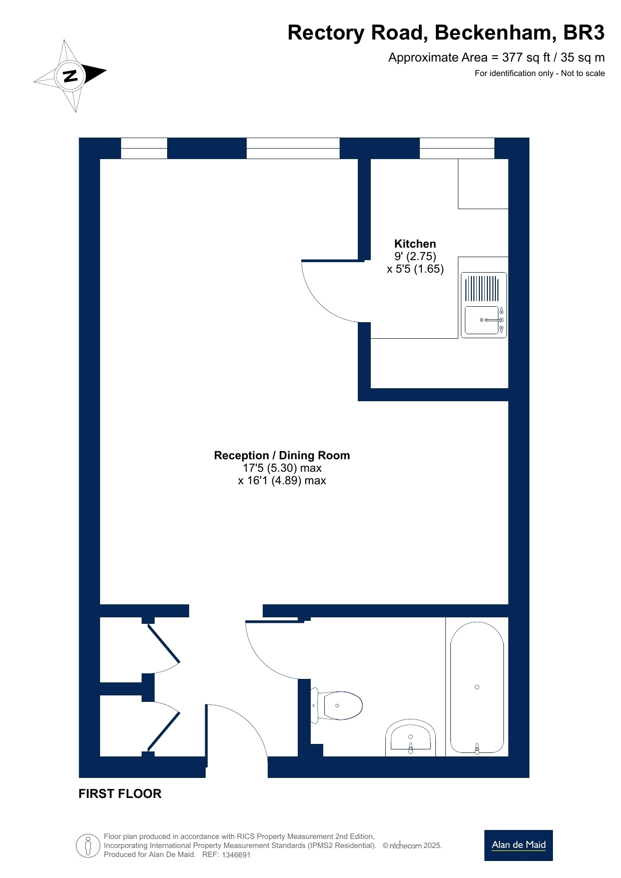 14, Montague Lodge, 95, Rectory Road, Beckenham floorplan