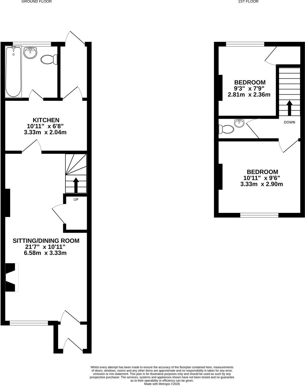 76, Highland Road, Hampshire floorplan