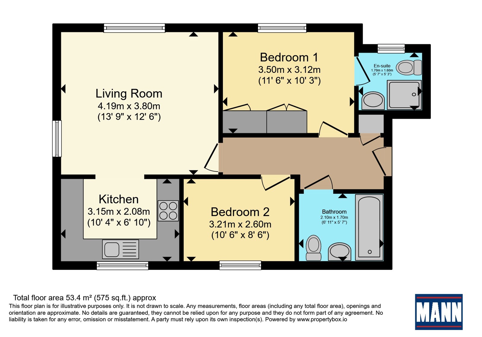 8, Hedgers Way, Ashford floorplan