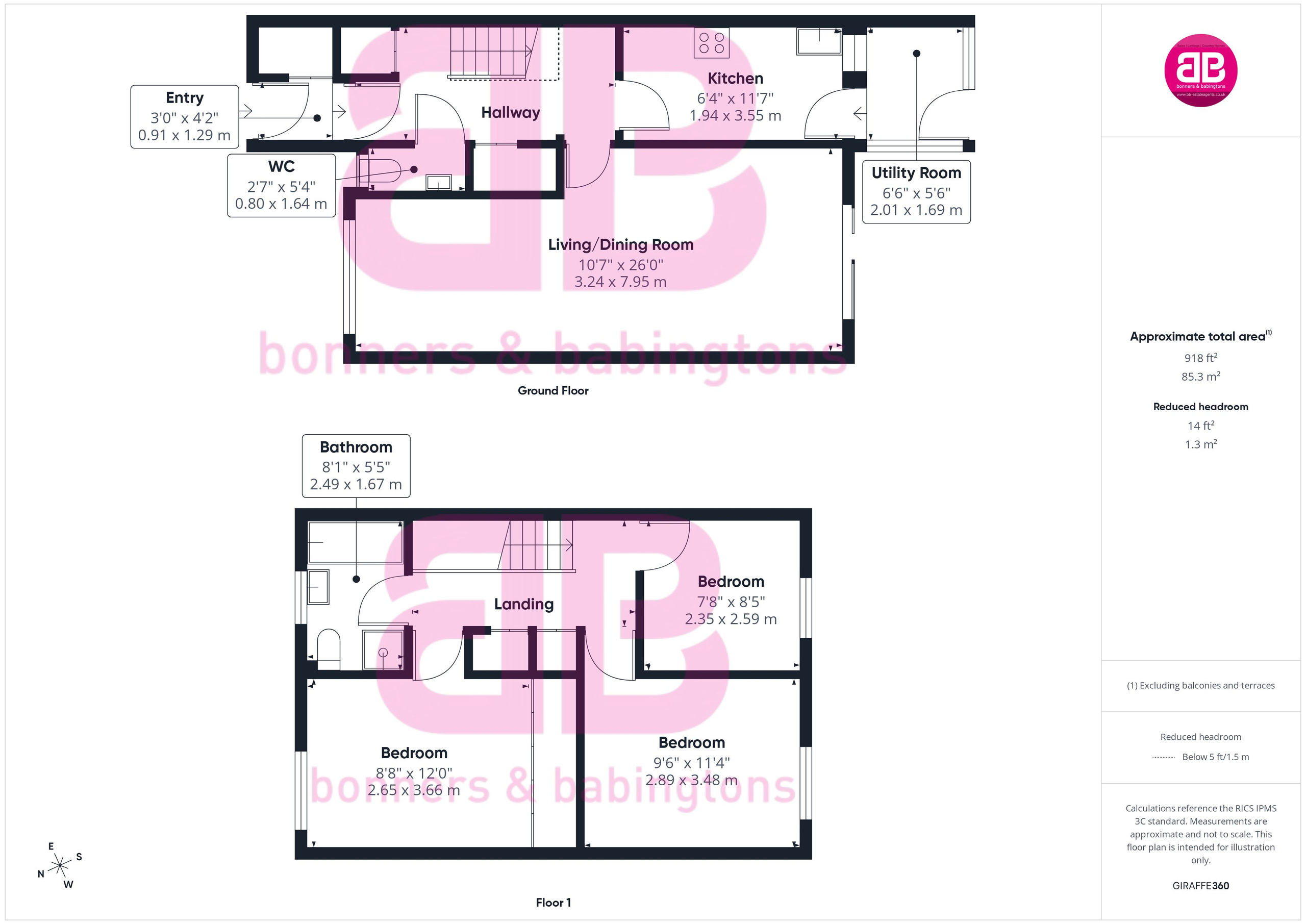 4 James Close, Marlow floorplan