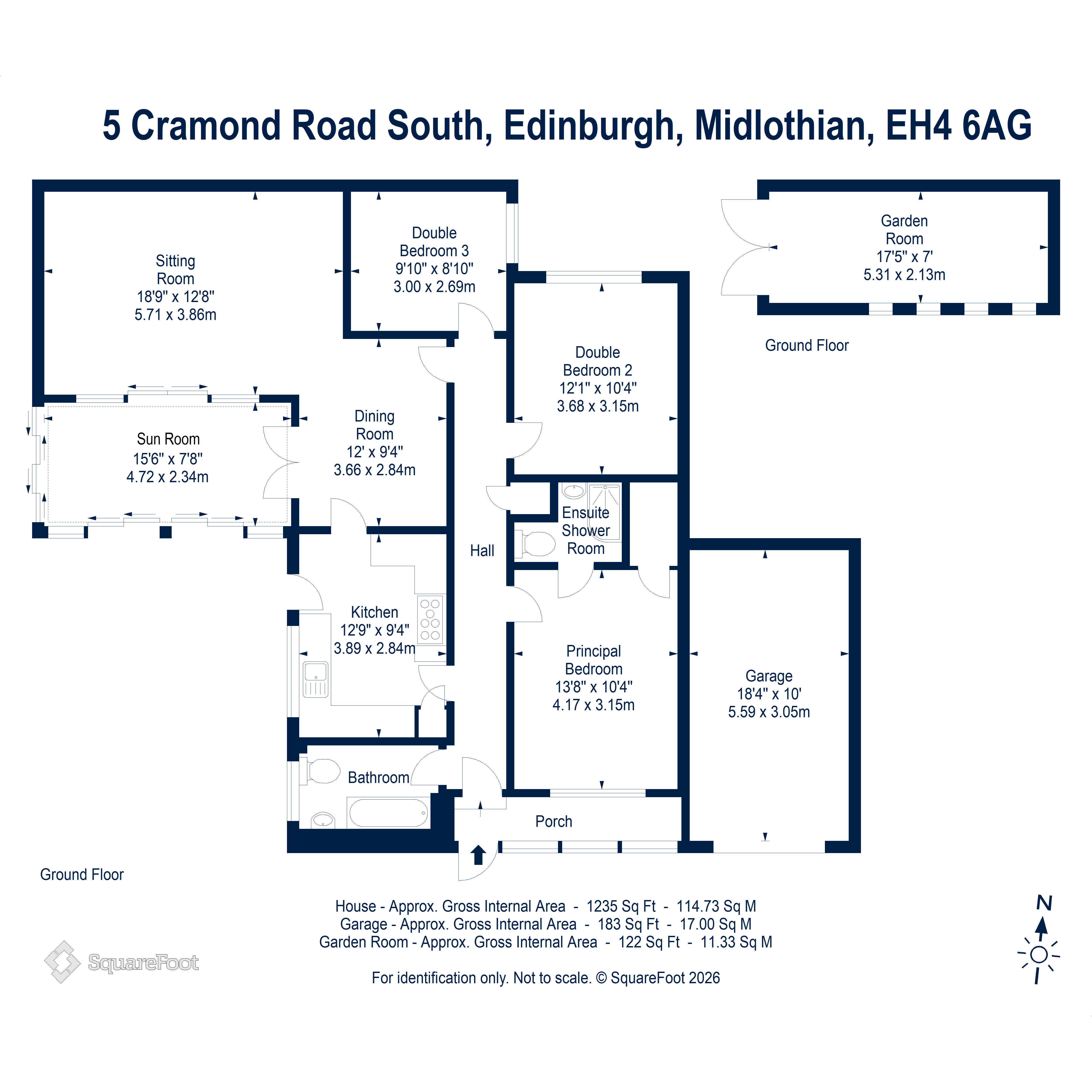 5, Cramond Road South, Edinburgh floorplan