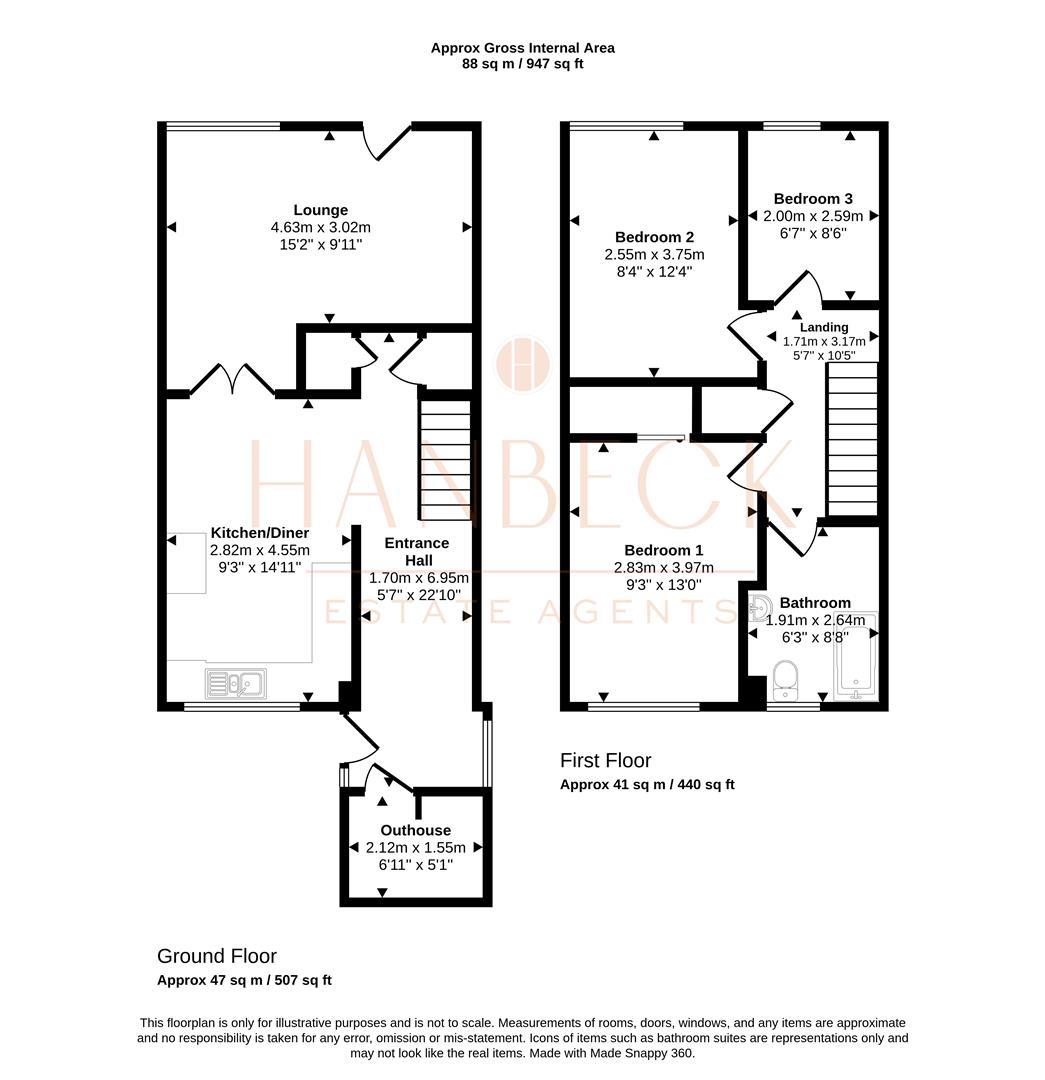 155, Newington Street, Hull floorplan