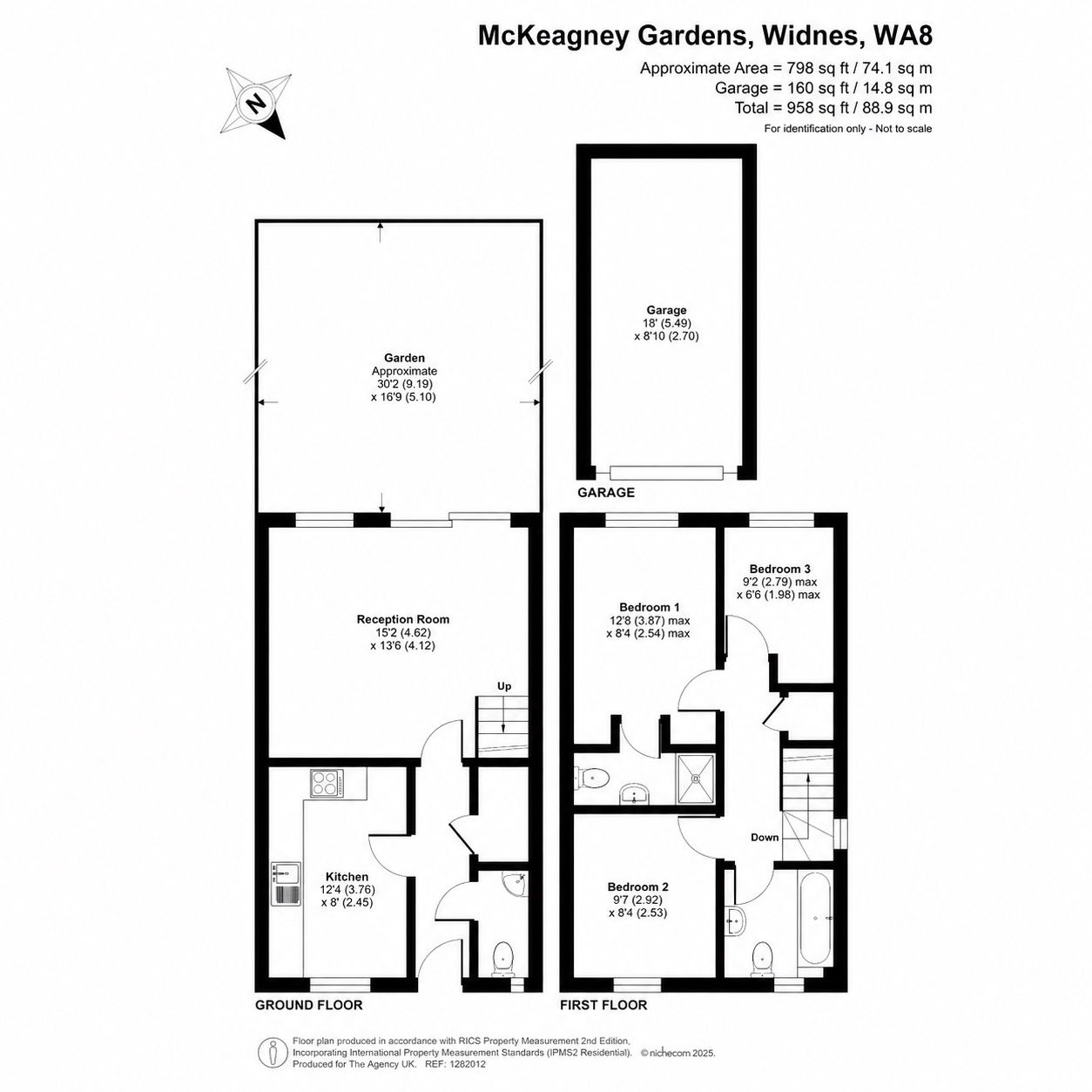 6, McKeagney Gardens, Widnes floorplan