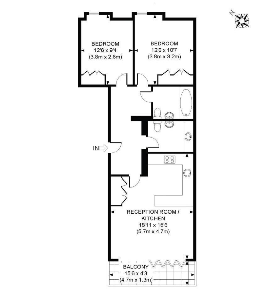 1, 353-359 Finchley Road, London floorplan