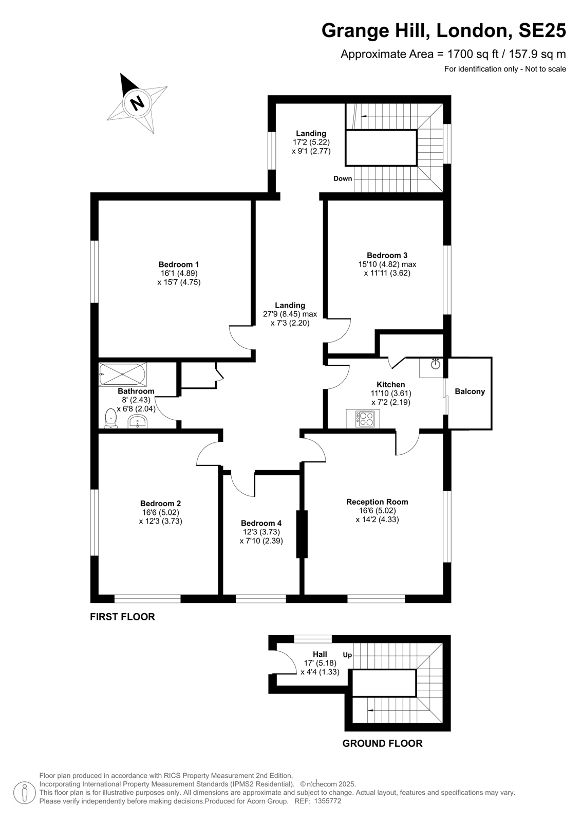 17, Grange Hill, London floorplan
