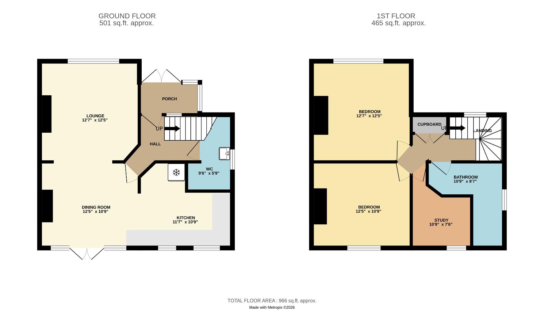 33, Sydney Road, Leigh-On-Sea floorplan