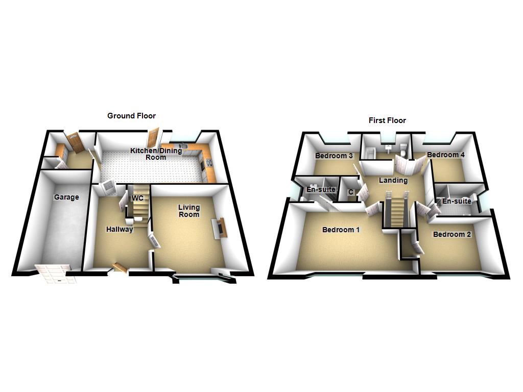 39, Collier Gardens, Newcastle upon Tyne floorplan