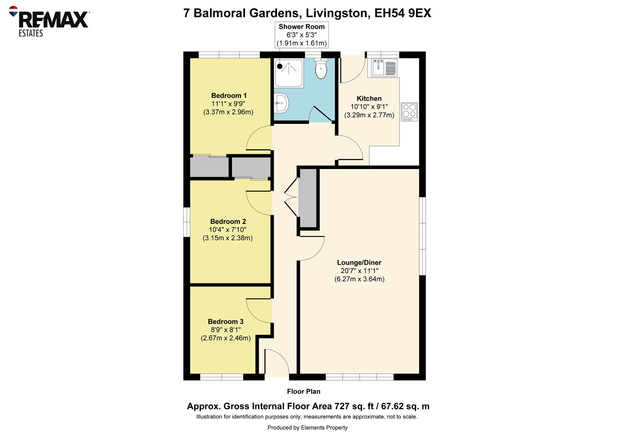 7 Balmoral Gardens, Livingston floorplan