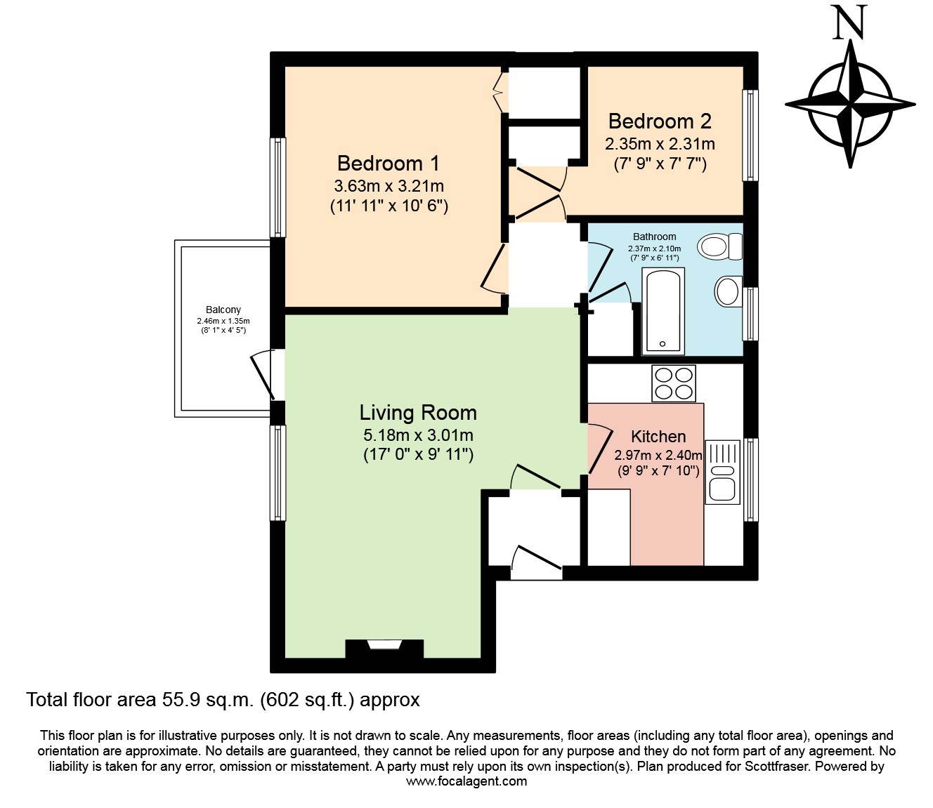 22, Swan Street, Witney floorplan