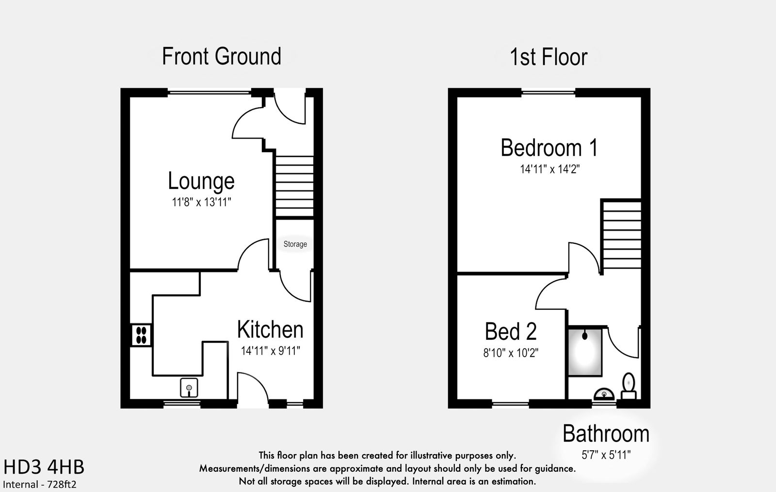 18, Royds Avenue, Huddersfield floorplan