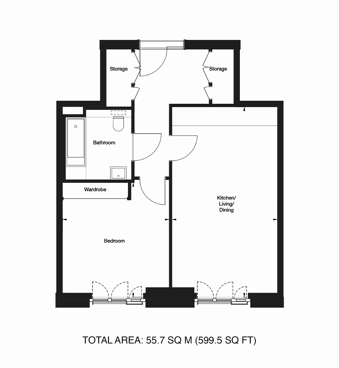 1 Bedrooms Flat to rent in Portrait Building, River Mill One, Station Road, London SE13