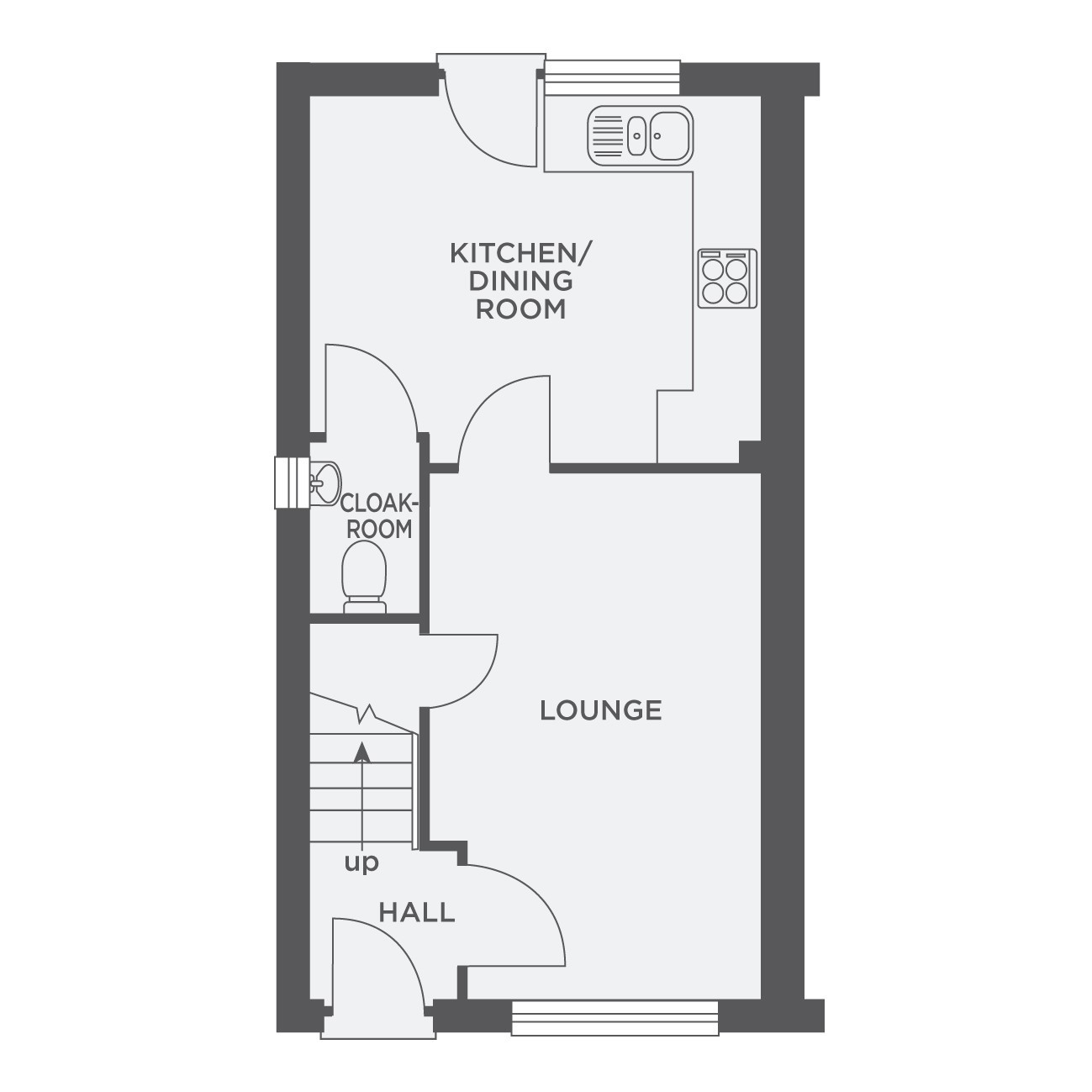 Lambs Road, ThorntonCleveleys, Lancashire FY5, 2 bedroom end terrace