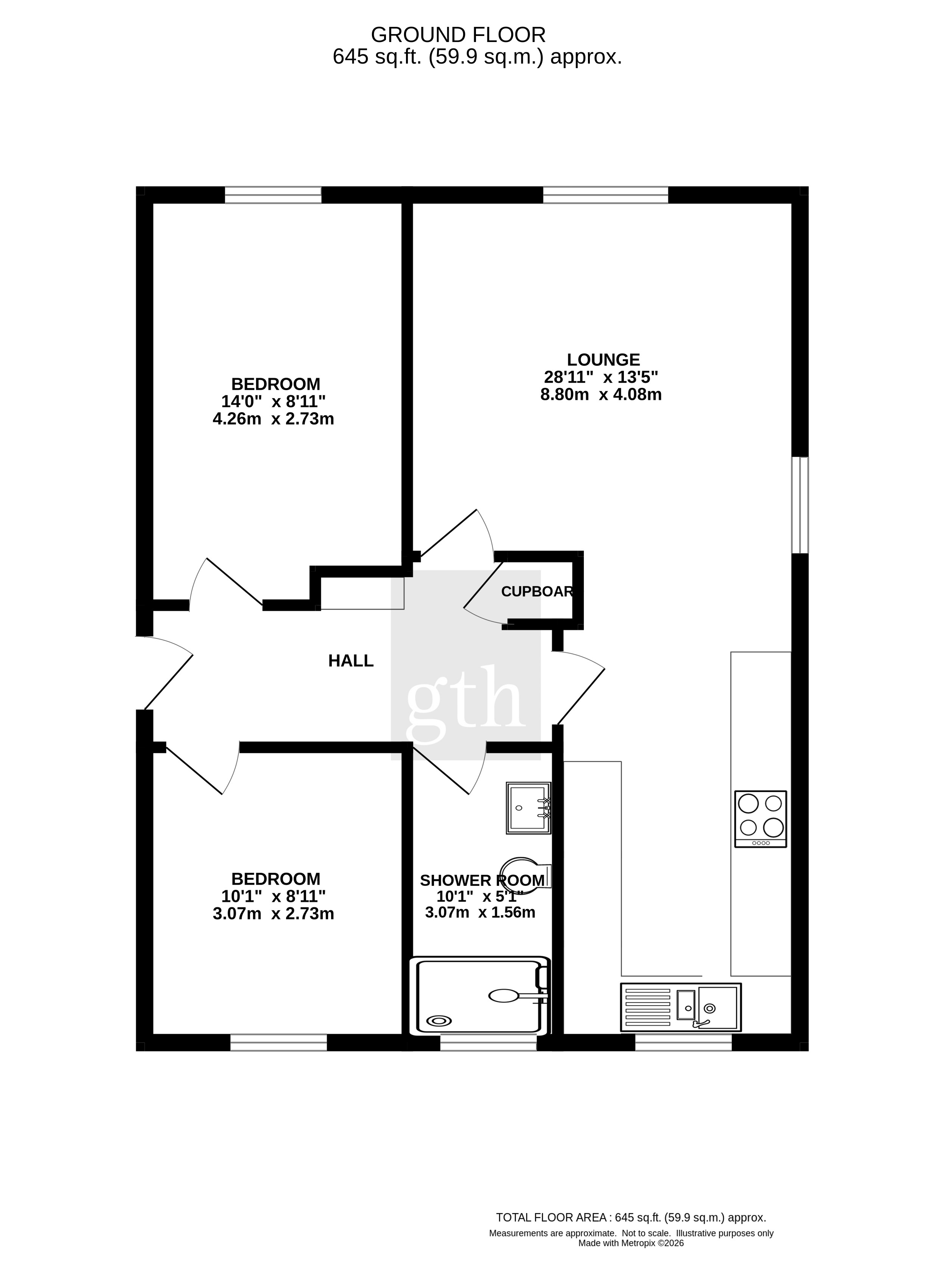 20, College Close, Bideford floorplan
