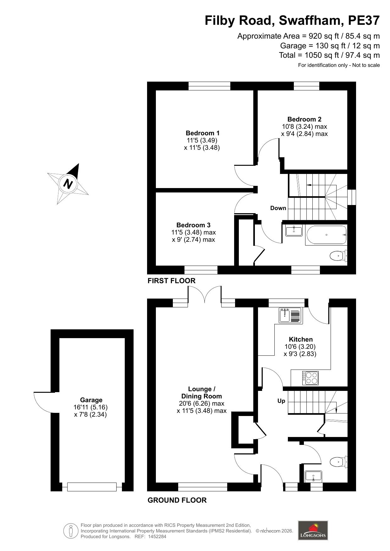 18, Filby Road, Swaffham floorplan