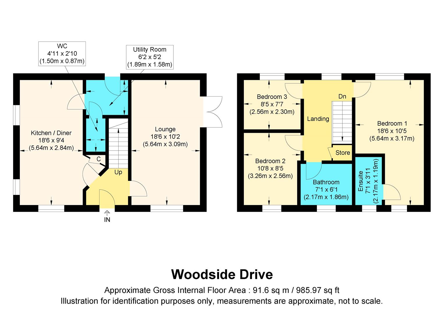 19, Woodside Drive, Scunthorpe floorplan