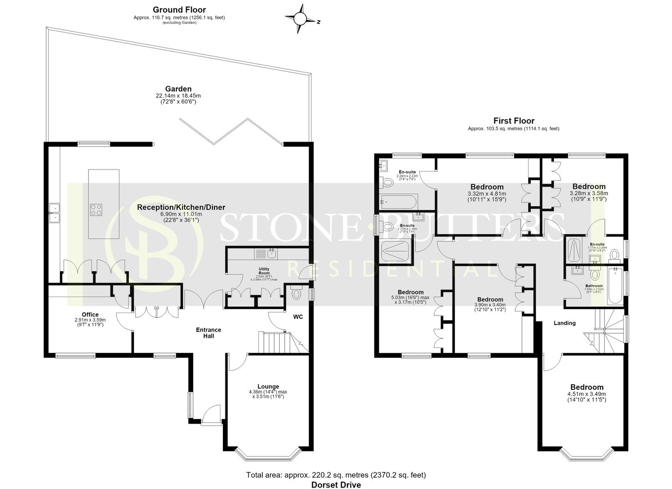 45, Dorset Drive, Edgware floorplan