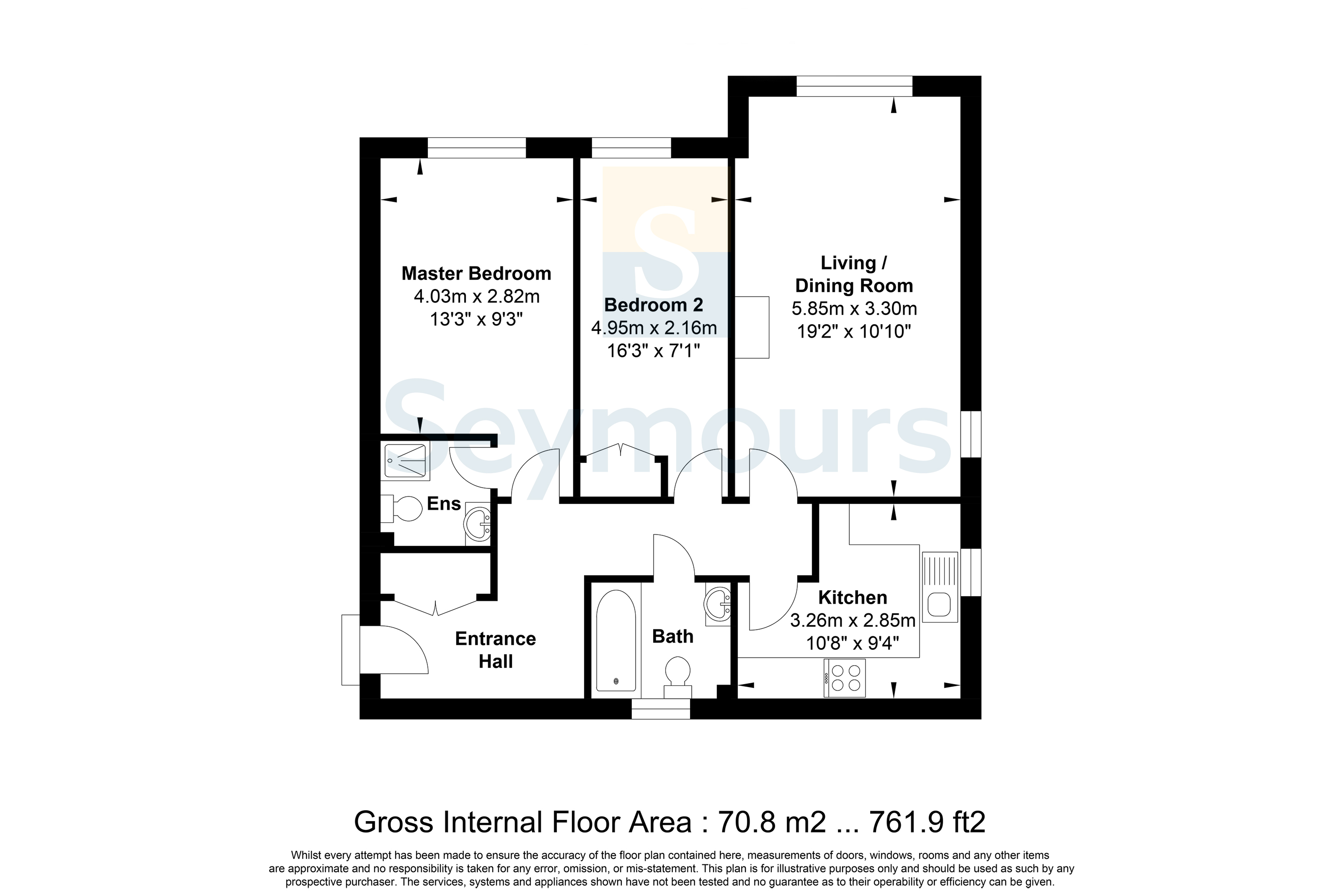19 St Johns Waterside, Copse Road, Woking floorplan