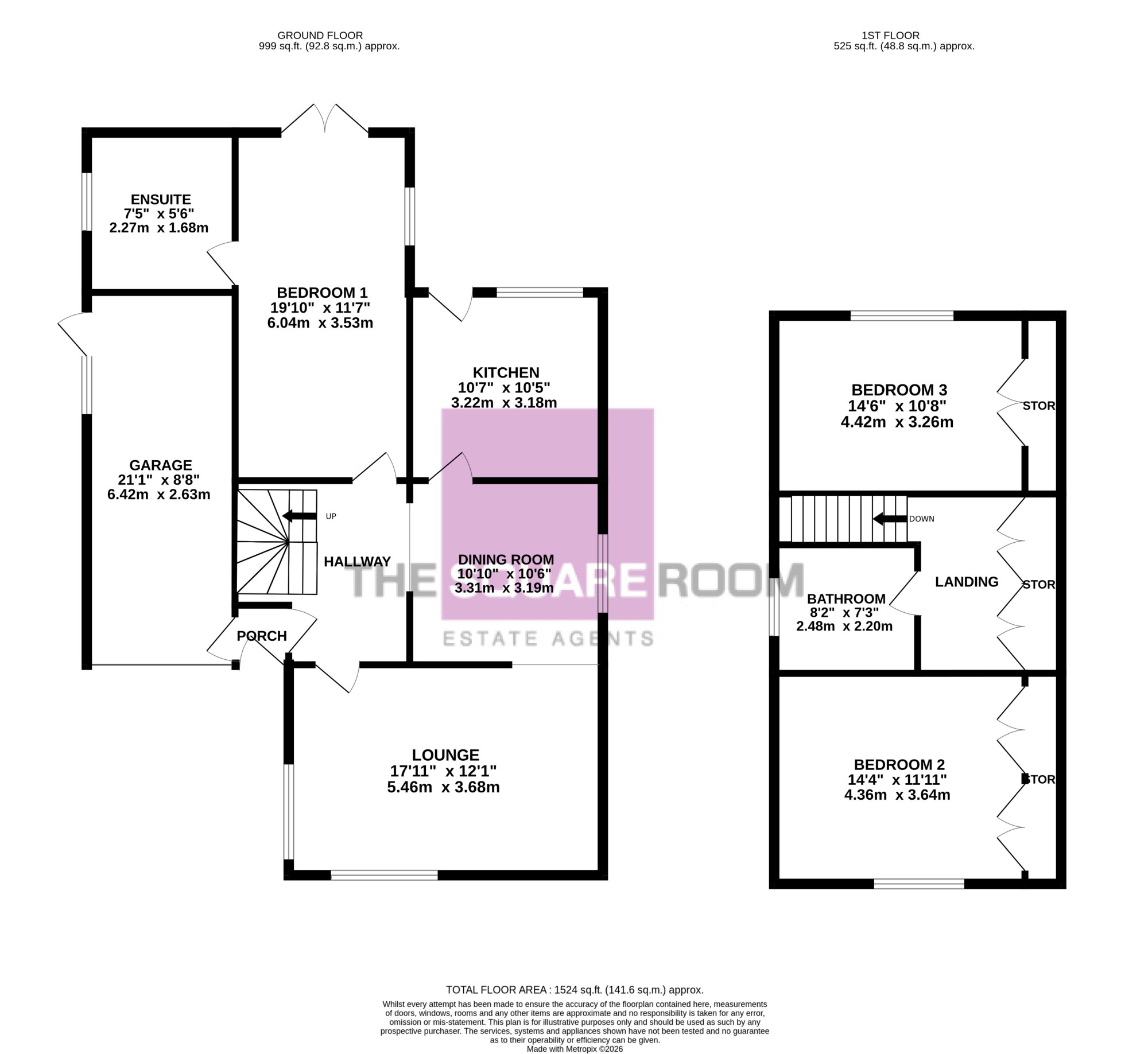 15, Staining Rise, Blackpool floorplan