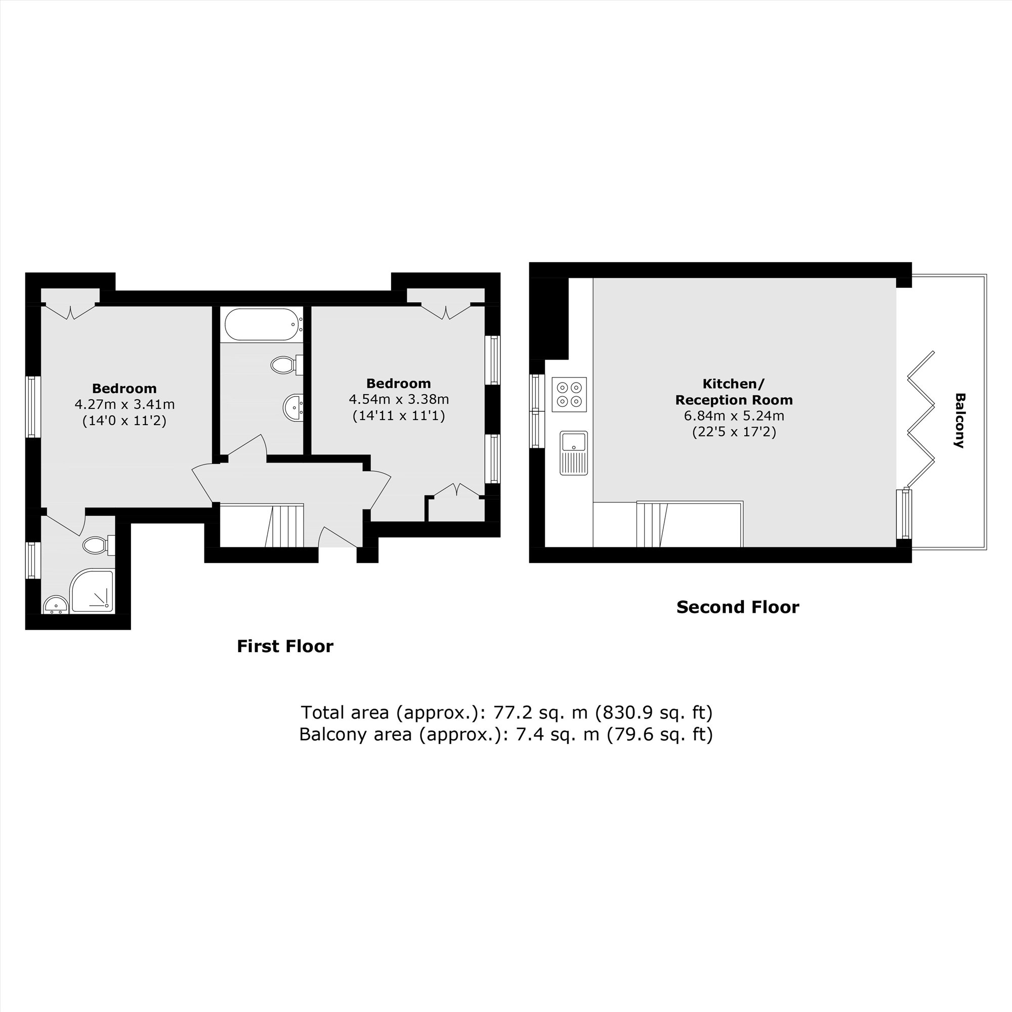 Culvert Road, London floorplan