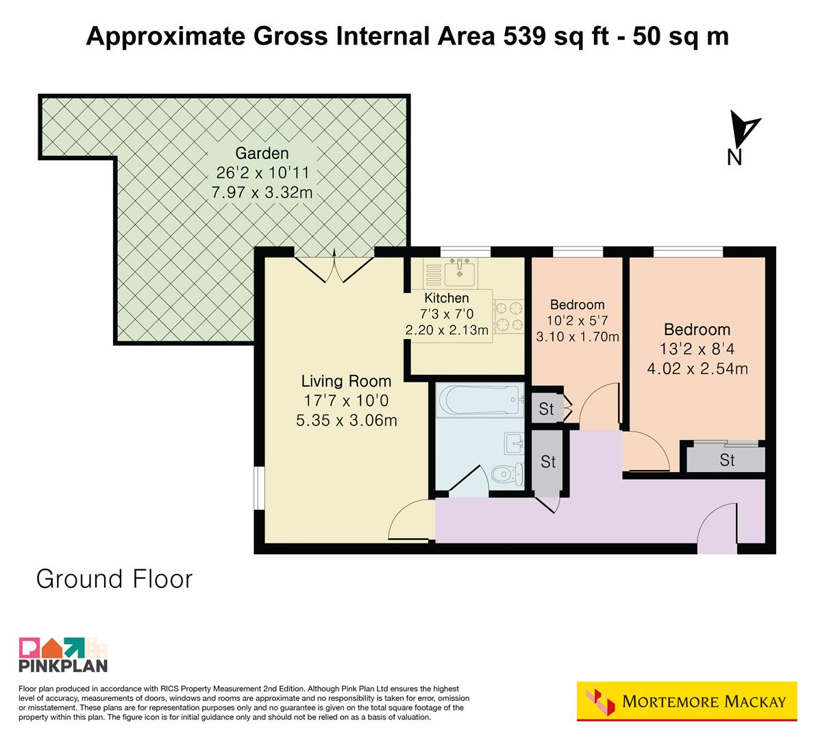 Cunard Crescent, London floorplan