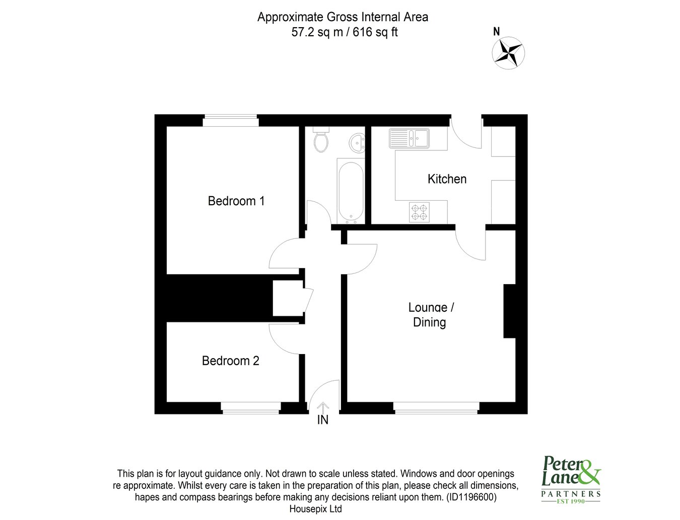 3, Burnaby Close, Huntingdon floorplan
