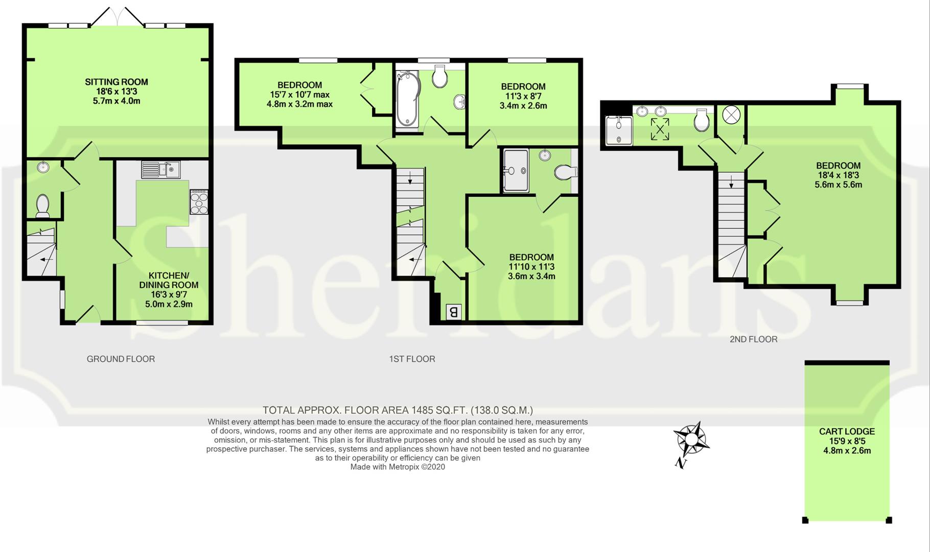 15, Abbots Gate, Bury St. Edmunds floorplan